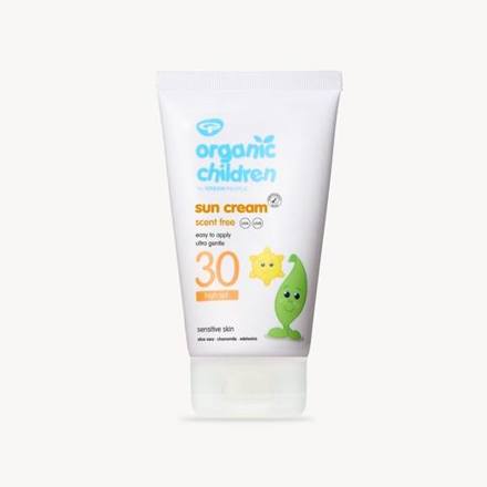 Green People Organic Children Scent Free Sun Cream - SPF30 150ml