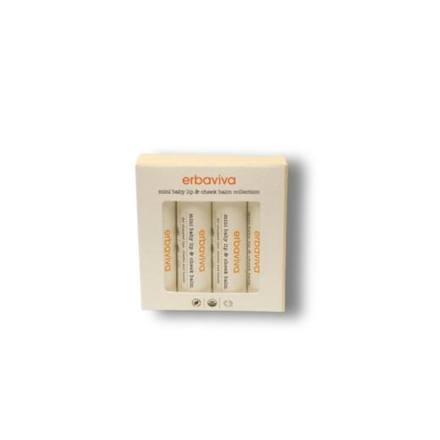 Erbaviva Mini Baby Lip Cheek Balm 4PK