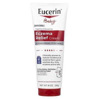 Eucerin Baby, Eczema Relief Cream, Fragrance Free , 8 oz (226 g)