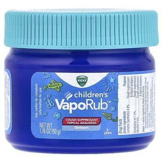 Vicks Children's VapoRub™, Ointment, Cough Suppressant, 2+ Years, 1.76 oz (50 g)