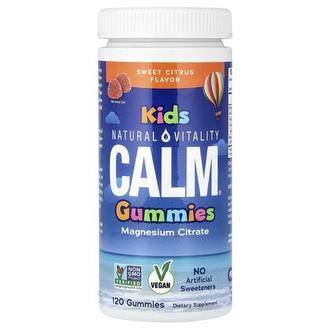 Natural Vitality CALM®, Kids Gummies, Sweet Citrus, 120 Gummies (83 mg per Gummy)