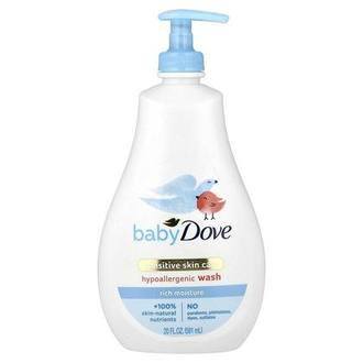 Dove Baby, Sensitive Skin Care, Hypoallergenic Wash, Rich Moisture, 20 fl oz (591 ml)