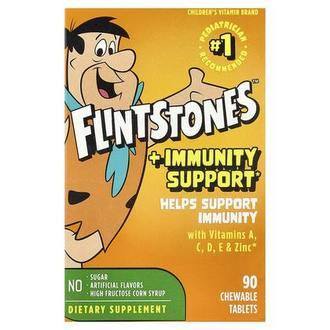 Flintstones Children's Multivitamin, + Immunity Support, 90 Chewable Tablets