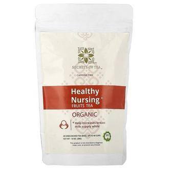 Secrets of Tea Healthy Nursing®, Fruits Tea, Caffeine Free, 20 Unbleached Tea Bags, 1 oz (28 g)
