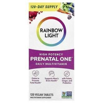 Rainbow Light Prenatal One™ Daily Multivitamin, High Potency, 120 Vegan Tablets