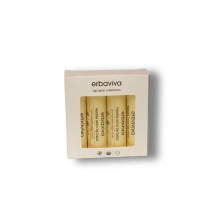 Erbaviva Lip Balm Vanilla Mint 4PK