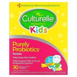 Culturelle Kids, Purely Probiotics, 1+ Years, Unflavored, 23 mg , 30 Single Serve Packets