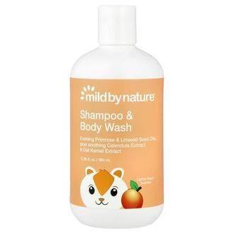 Mild By Nature Shampoo & Body Wash, Peach, 12.85 fl oz (380 ml)