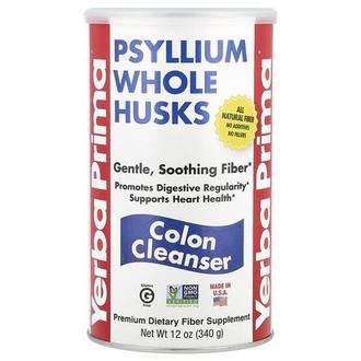 Yerba Prima Psyllium Whole Husks, Colon Cleanser, 12 oz (340 g)