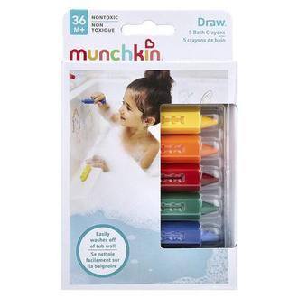 Munchkin Draw™, Bath Crayons, 36 Months+, 5 Count