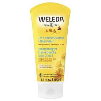 Weleda Baby, 2-in-1 Gentle Shampoo + Body Wash, Calendula Extracts, 6.8 fl oz (200 ml)
