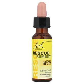 Bach Original Flower Remedies, Rescue Remedy®, Natural Stress Relief, 0.35 fl oz (10 ml)