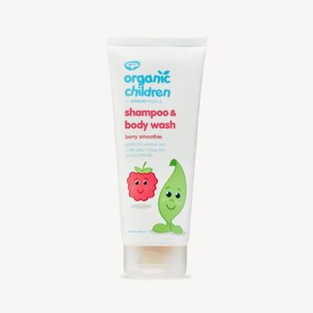 Green People Organic Children Shampoo & Body Wash - Berry Smoothie 200ml