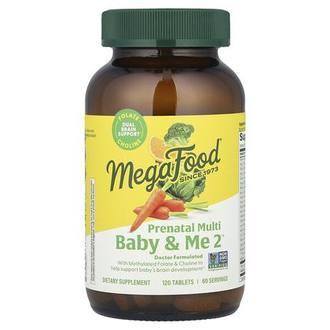 MegaFood Baby & Me 2™, Prenatal Multi, 120 Tablets