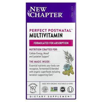 New Chapter Perfect Postnatal™ Multivitamin, 192 Vegetarian Tablets