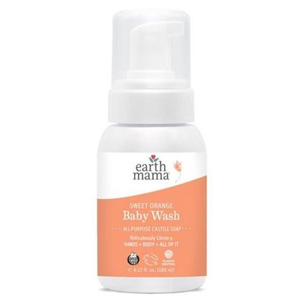 Earth Mama Sweet Orange Castile Baby Wash