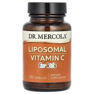 Dr. Mercola Liposomal Vitamin C for Kids, 30 Capsules (125 mg per Capsule)