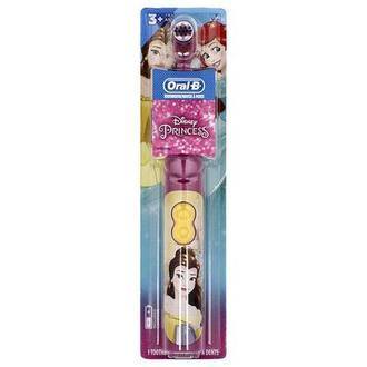 Oral-B Kids, Battery Power Toothbrush, Soft, 3+ Years, Disney Princess, 1 Toothbrush