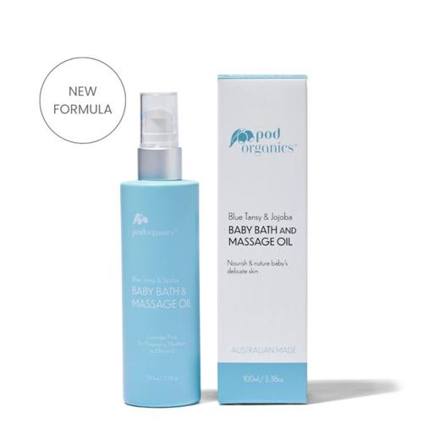 Pod Organics Blue Tansy Baby Bath & Massage Oil
