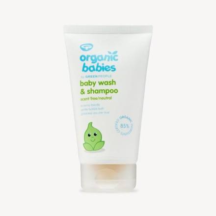 Green People Organic Babies Baby Wash & Shampoo - Scent Free 150ml