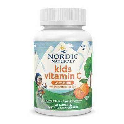 Nordic Naturals Vitamina C 250 mg, gomitas sabor mandarina