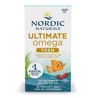 Nordic Naturals Omega Teens, cápsulas blandas