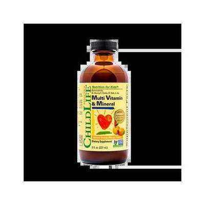 ChildLife Multivitamínico y mineral líquido, sabor naranja-mango