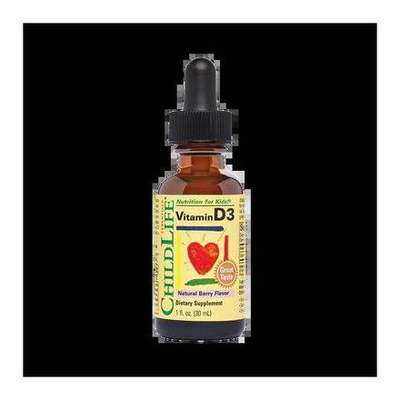 ChildLife Vitamina D3 en gotas, sabor berry