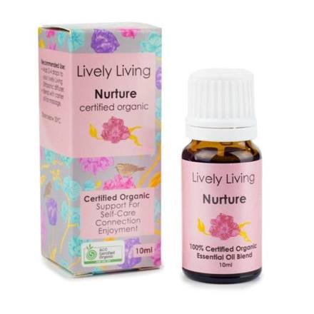 Lively Living Ultrasonic Aroma Diffusers Lively Living Nurture - 100% Certified Organic Oil 10ml