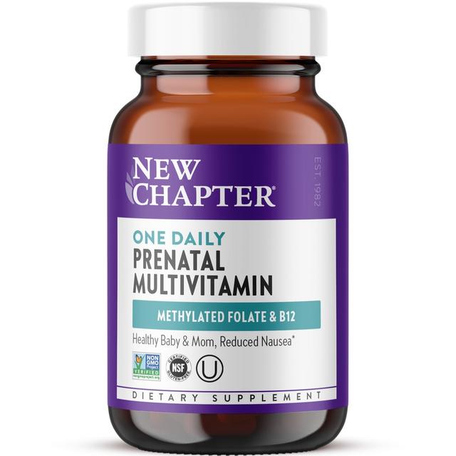 New Chapter One Daily Prenatal Multivitamínico, folato metilado y B12