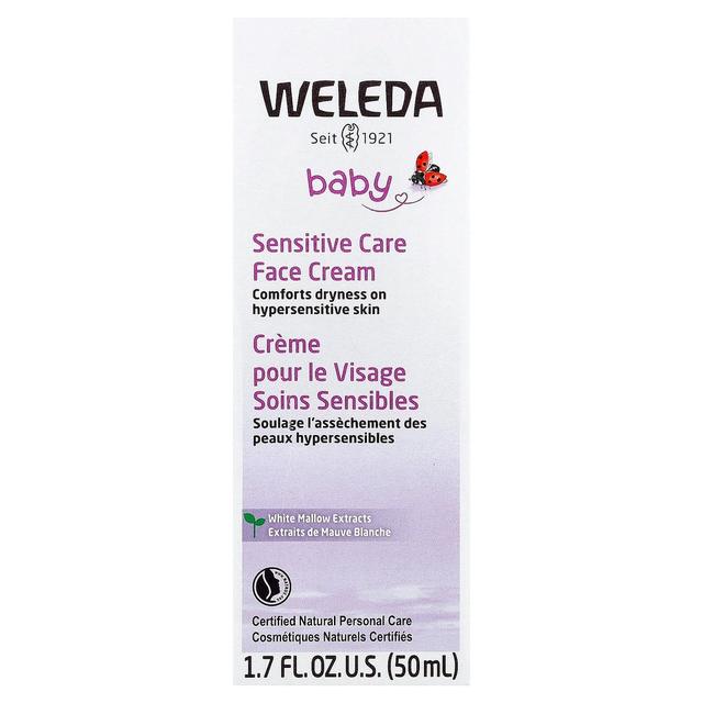 Weleda Bebé Crema facial Sensitive Care, extractos de malva blanca