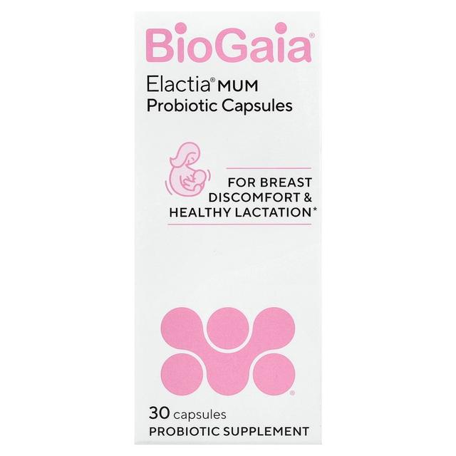 BioGaia Elactia MUM Cápsulas Probióticas para Mamás Lactantes