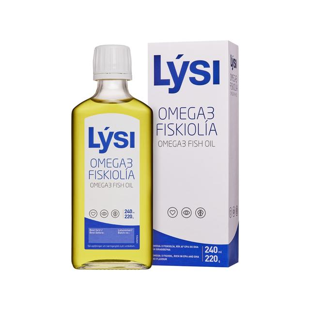 Lýsi Omega3 Fiskiolía (aceite de pescado Omega-3), sabor limón