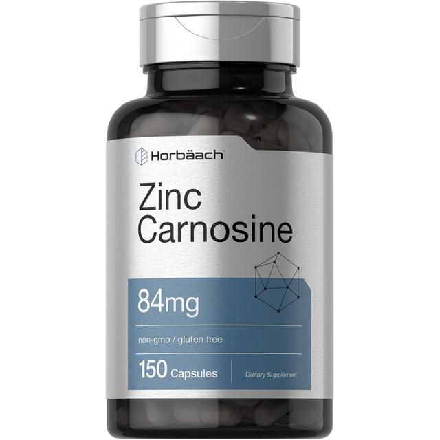 Horbäach Zinc Carnosina 84 mg - cápsulas de liberación rápida